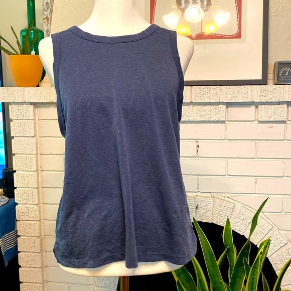 Tops - Bundle 2 for $10 // Prana Blue Small V-Back High-Neck Tank Top Hiking Active
